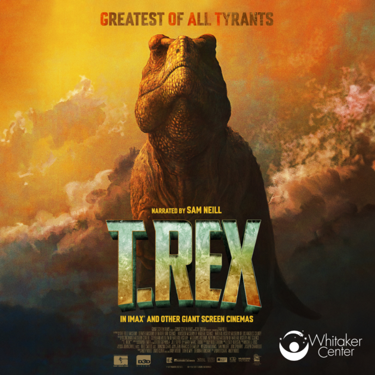 title image showing Tyrannosaurus Rex for T. Rex movie experience