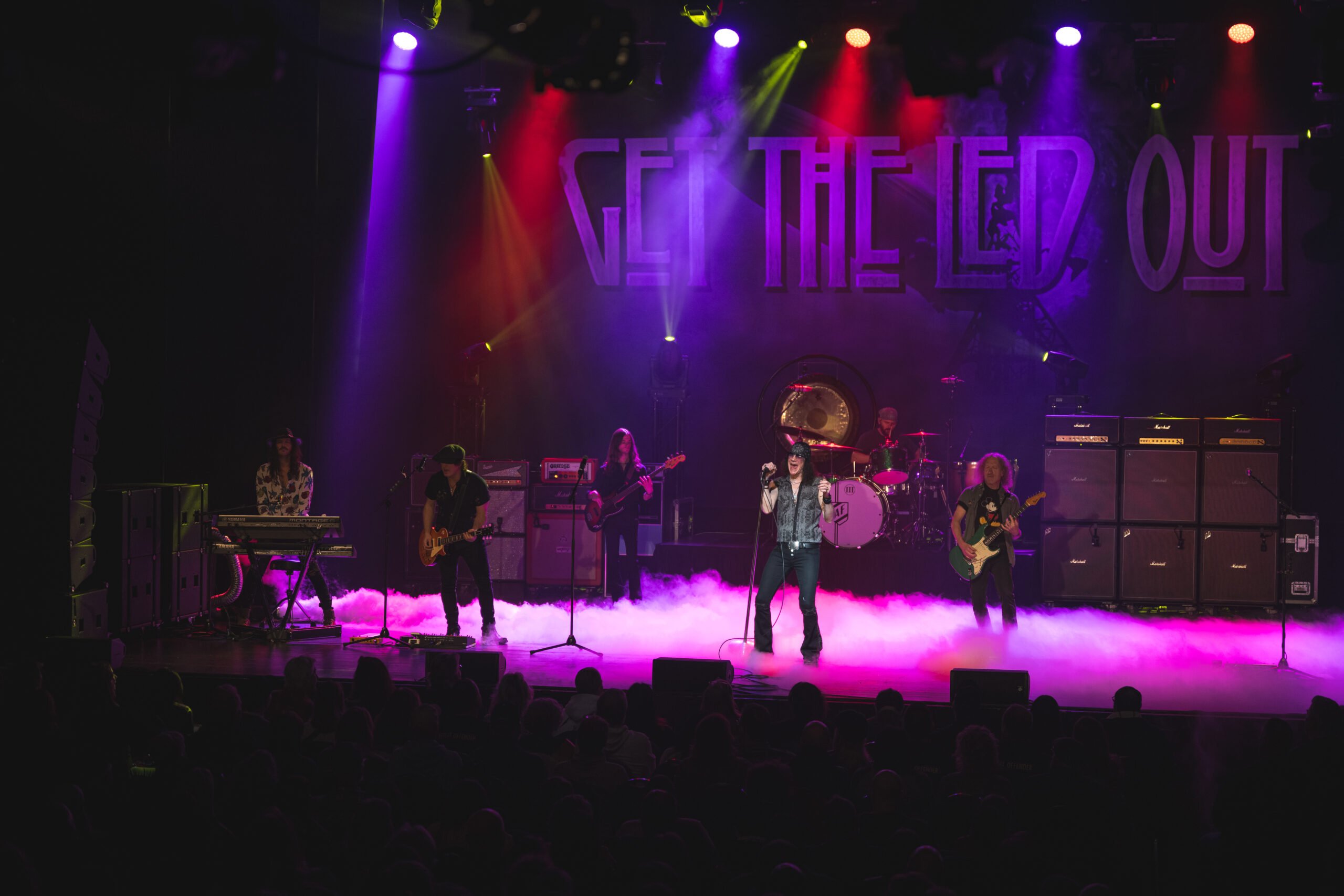 Get The Led Out performs at Sunoco Performance Theater on February 28, 2025. Photo by Michael Yatsko.