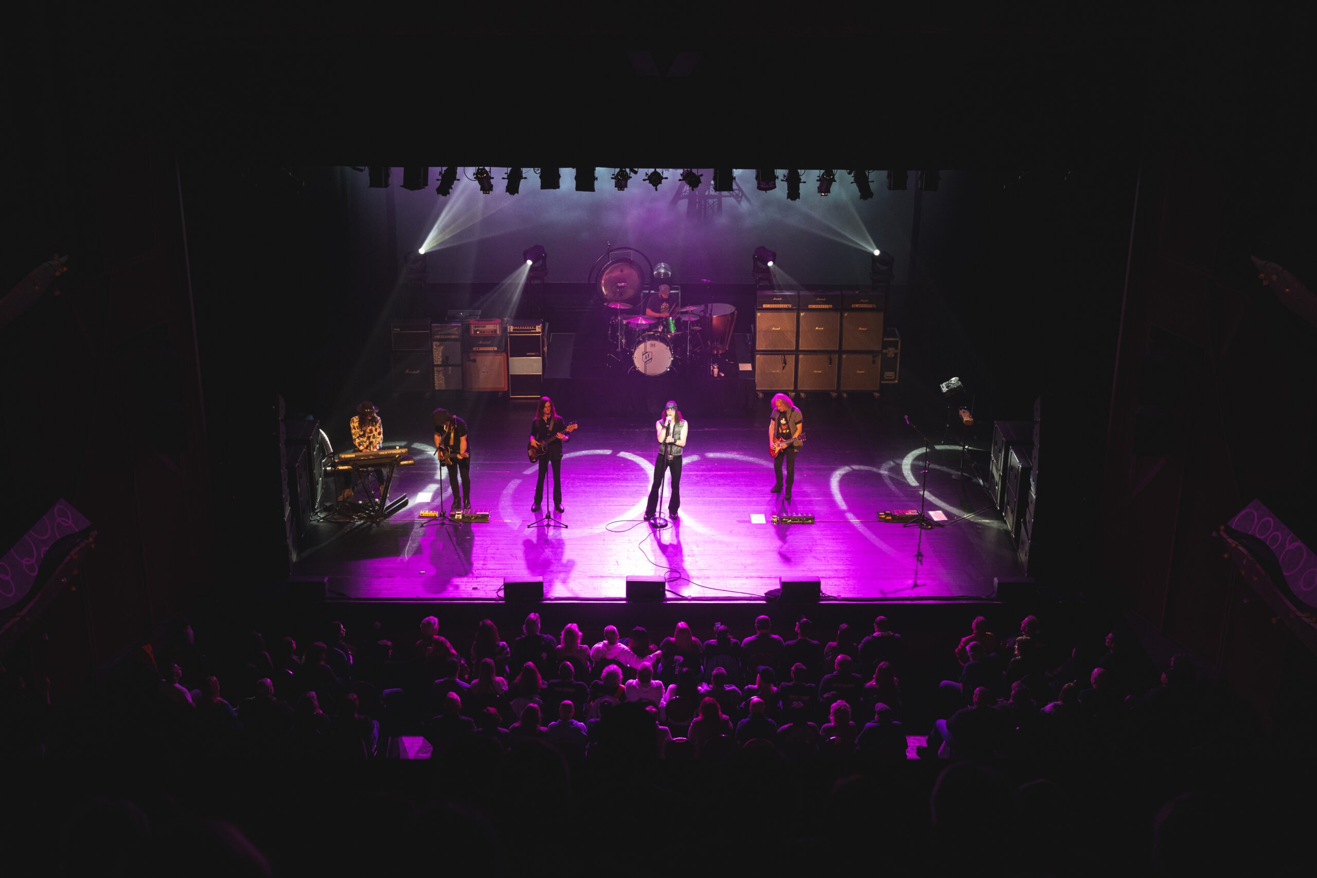 Get The Led Out performs at Sunoco Performance Theater on February 28, 2025. Photo by Michael Yatsko.