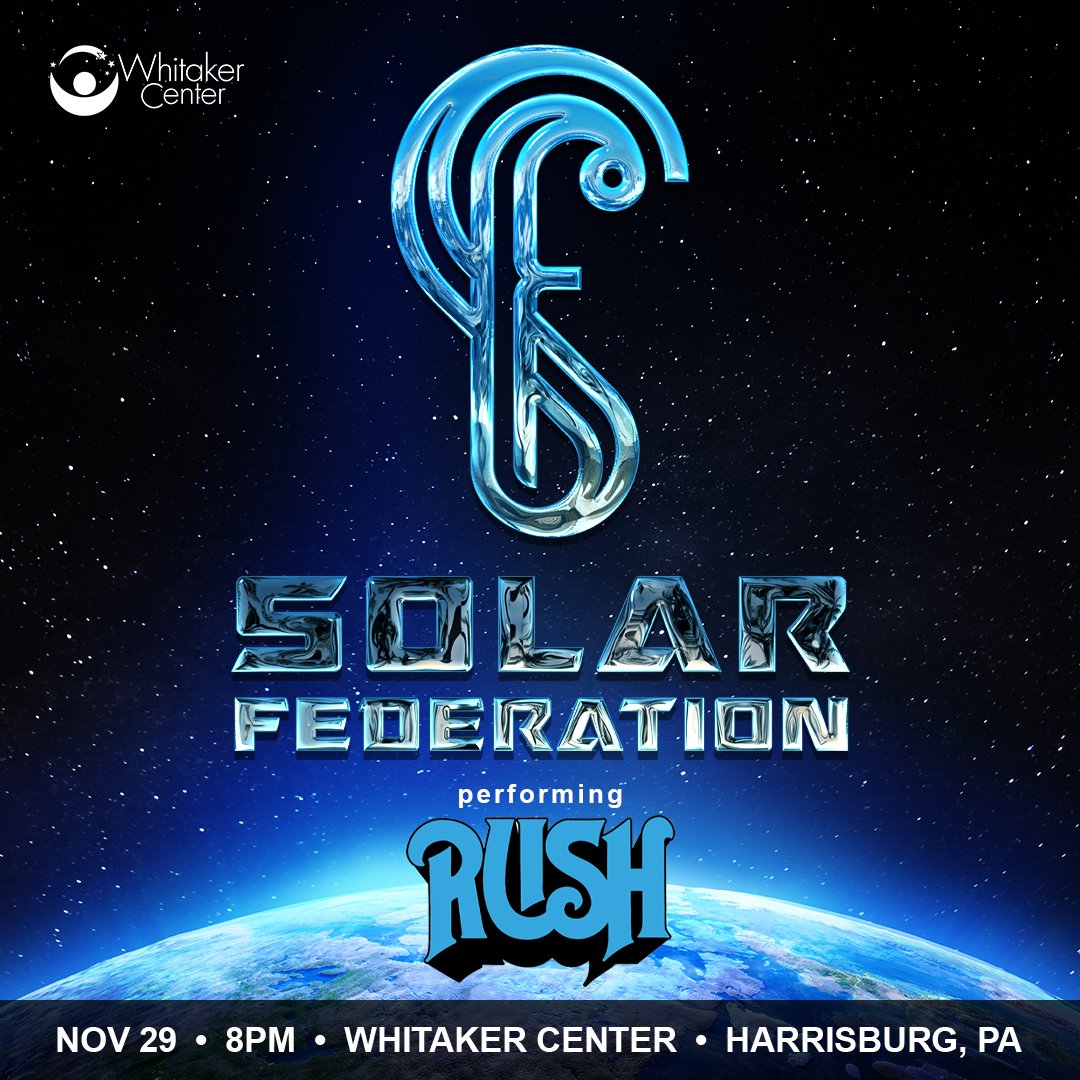 Evening of Rush Solar Federation at Whitaker Center