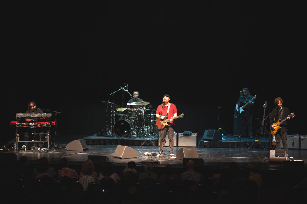 Marc Broussard performs at Whitaker Center on Saturday, July 12, 2025. Photo by Michael Yatsko