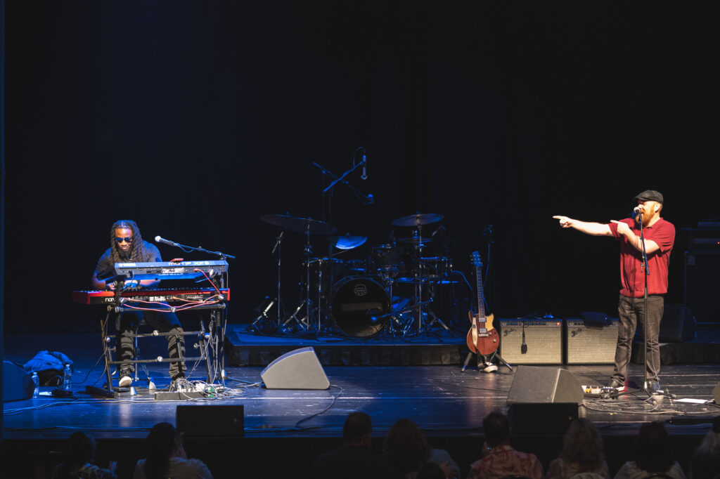 Marc Broussard performs at Whitaker Center on Saturday, July 12, 2025. Photo by Michael Yatsko