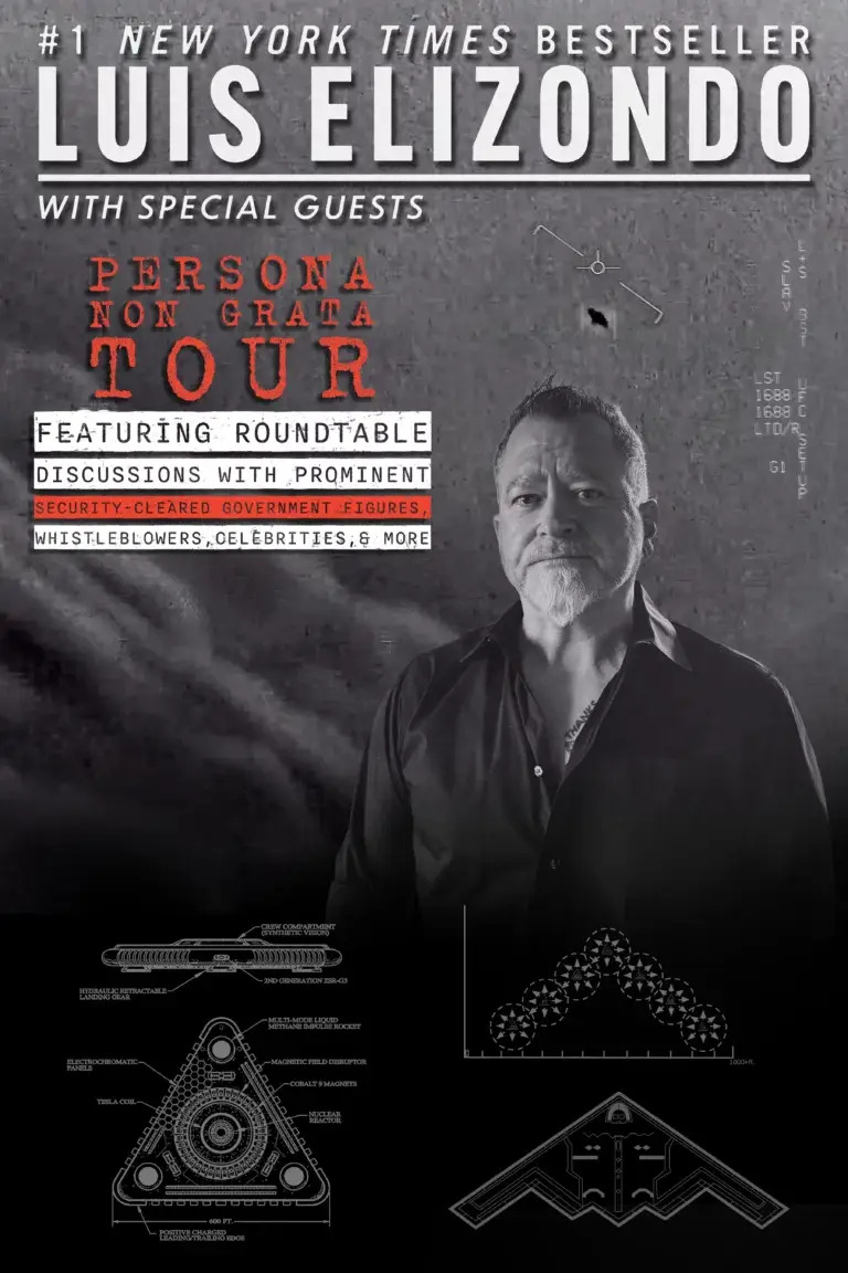 Lue Elizondo brings the UAP conversation directly to audiences at Whitaker Center!