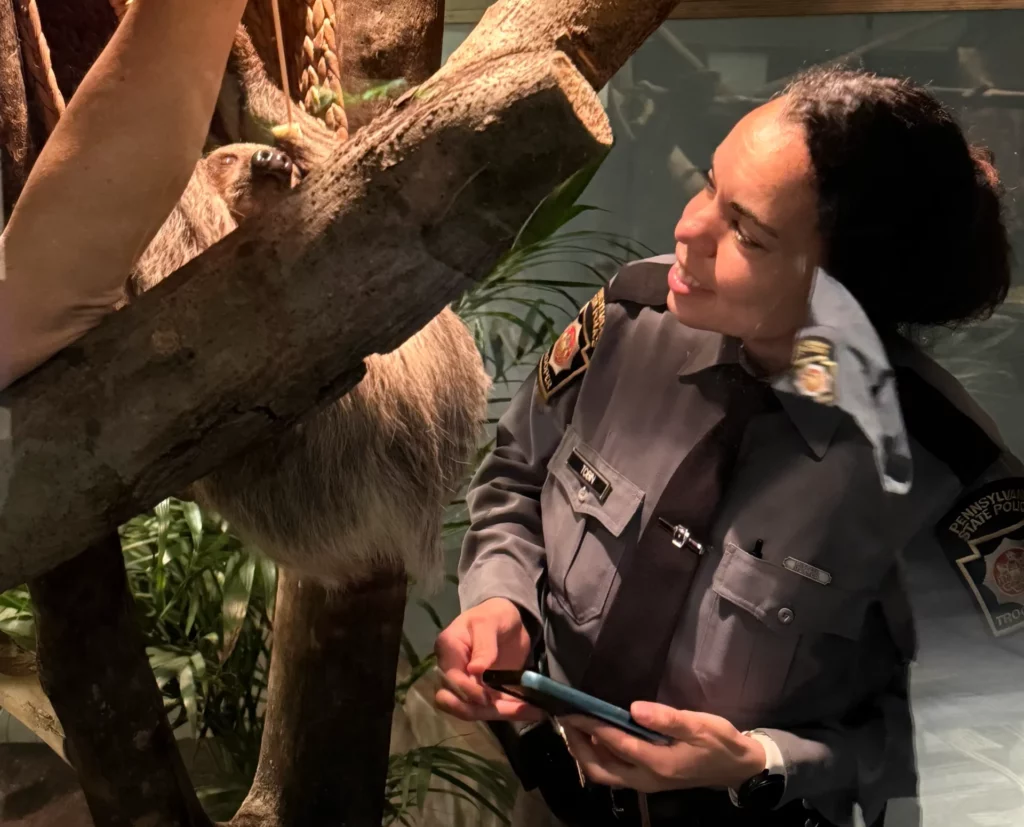 Sloth Encounter at Whitaker Center
